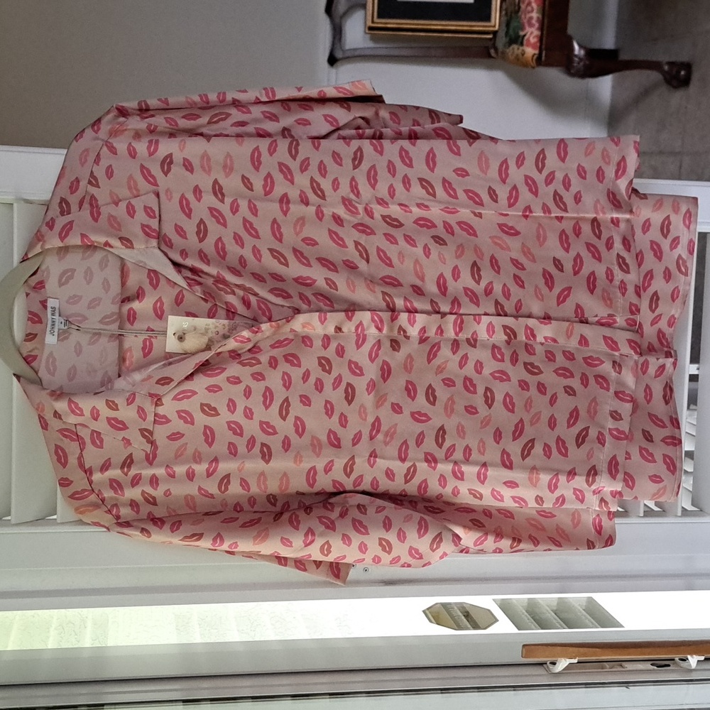 NWT Johnny Was silk pajama set